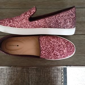 Birdies 7.5 Pink Sparkle loafers, Never worn!!